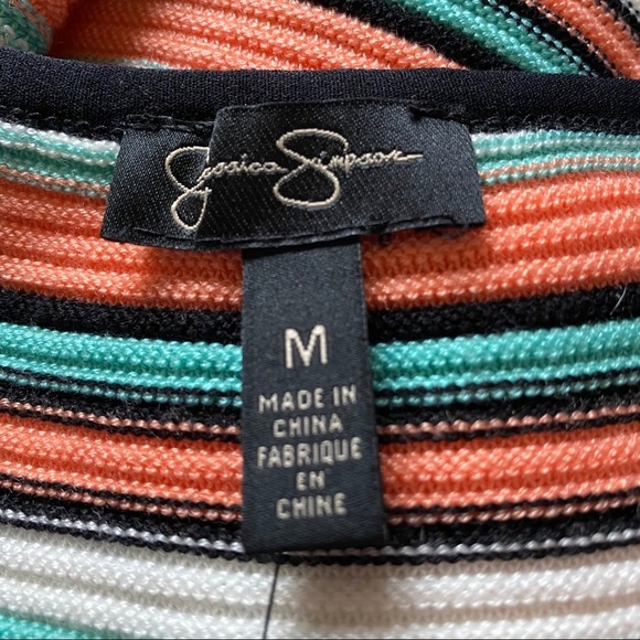 Jessica Simpson Desert Flower Stripe Dress NWT Medium - Picture 5 of 10